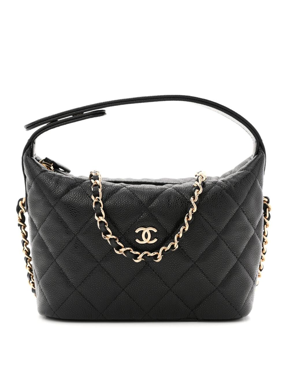 Chanel Caviar Quilted Hobo Clutch With #375249C39B